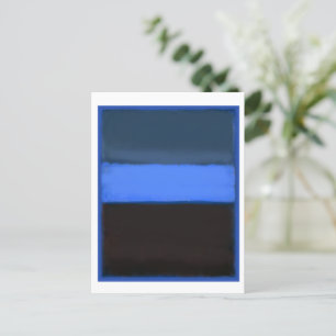 Mark Rothko art i digital stil 4 Vykort