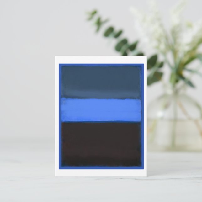 Mark Rothko art i digital stil 4 Vykort (Stående Fram)