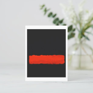 Mark Rothko art i digital stil 5 Vykort