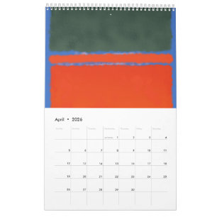 Mark Rothko art i stil Kalender