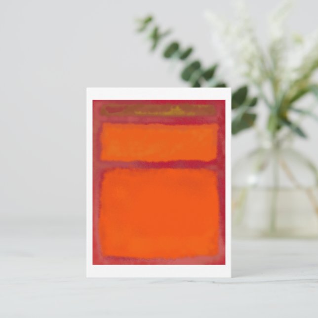 Mark Rothko art in digital style 11 Vykort (Stående Fram)
