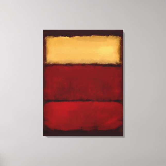 Mark Rothko art in digital style 1 Canvastryck (Framsida)