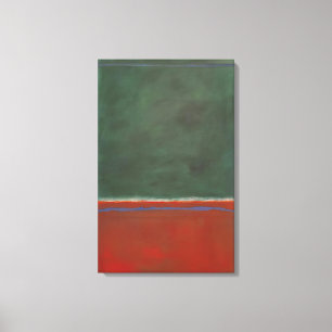 Mark Rothko - Grönt och Maron - 1953 Canvastryck