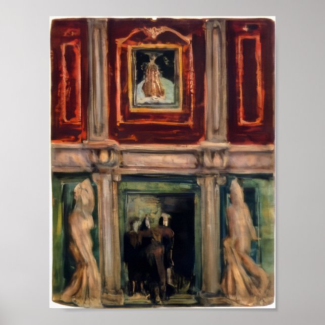 Mark Rothko - Interiör - 1936 Poster (Framsidan)