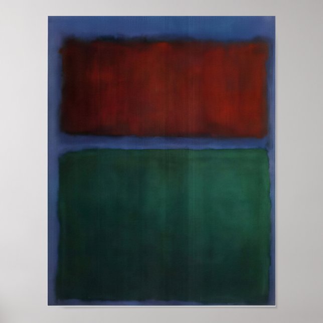 Mark Rothko - Jord & Grön - 1955 Poster (Framsidan)