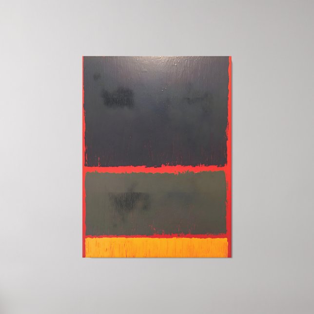 Mark Rothko konst Canvastryck (Framsida)