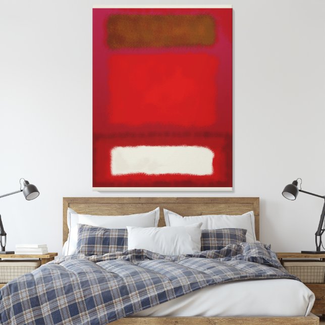 Mark Rothko konst i digital stil 16 Canvastryck (Insitu (sovrum))