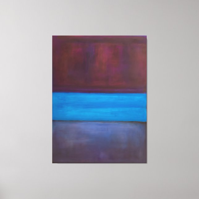 Mark Rothko konst målning Canvastryck (Framsida)