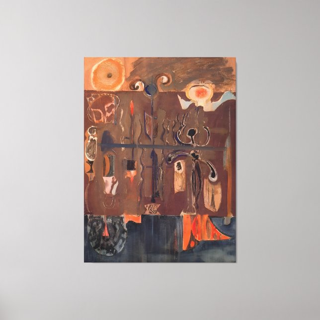 Mark Rothko konstverk Canvastryck (Framsida)