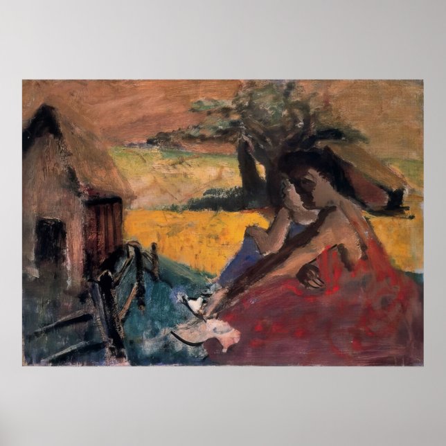 Mark Rothko - Landsbygdsscen - 1936 Poster (Framsidan)