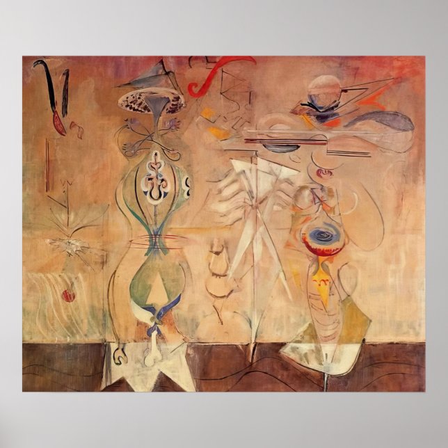 Mark Rothko - Långsam virvel vid havets kant -  Poster (Framsidan)