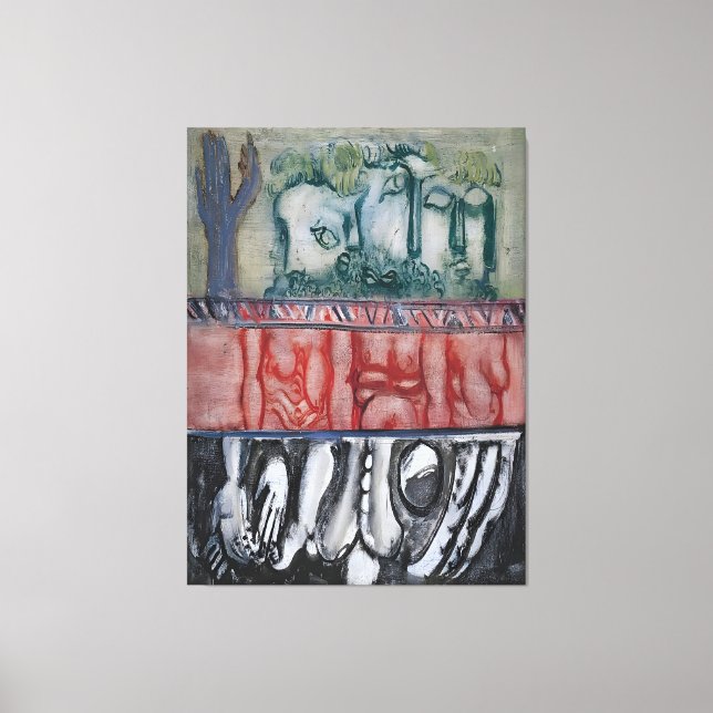 Mark Rothko-målning Canvastryck (Framsida)