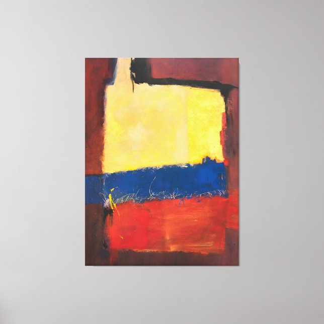 Mark Rothko-målning Canvastryck (Framsida)