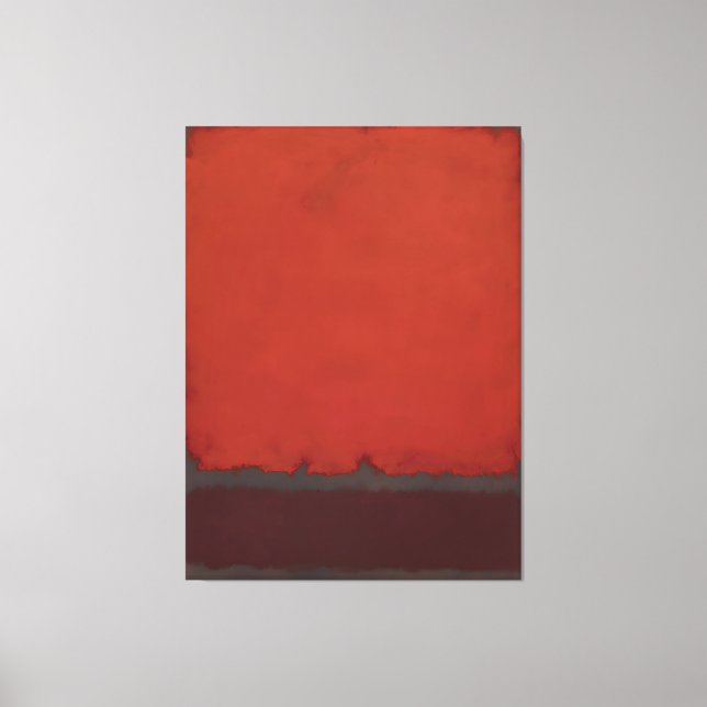 Mark Rothko-målning Canvastryck (Framsida)