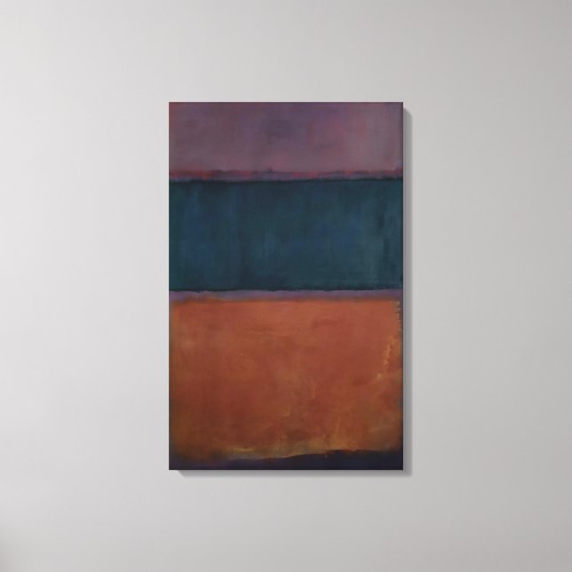 Mark Rothko - Namnlös 1963 Canvastryck (Framsida)