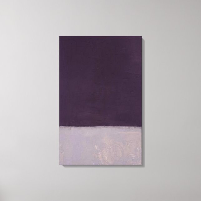 Mark Rothko - Namnlös Black and Grått - 1970 Canvastryck (Framsida)