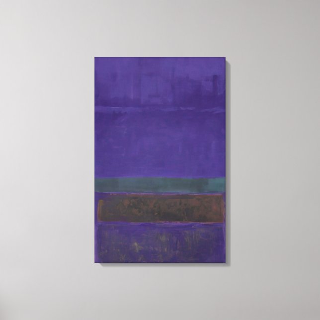 Mark Rothko - Namnlös [Blue, Grönt och Brown] - Canvastryck (Framsida)