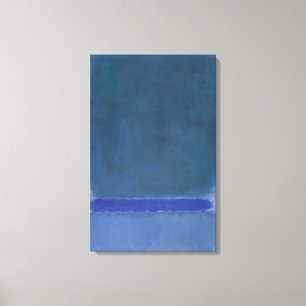 Mark Rothko - Namnlös Grönt om Blue - 1968 Canvastryck