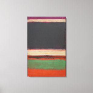 Mark Rothko - No.3No.13 Magenta, Black, Grönt on O Canvastryck