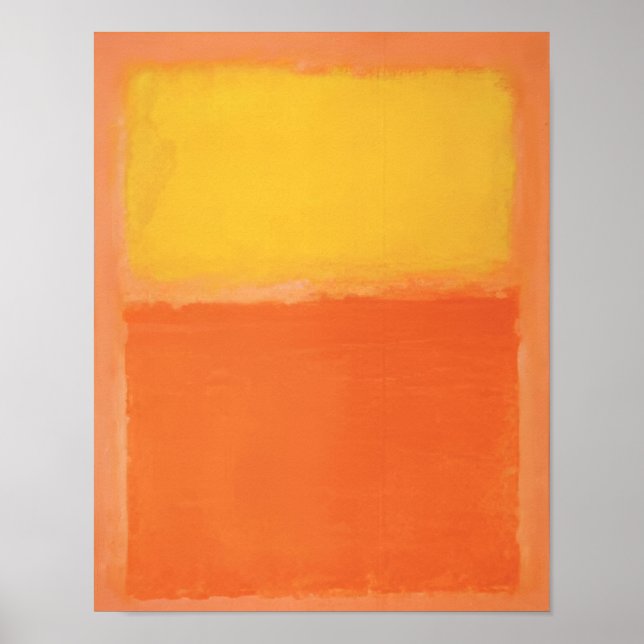 Mark Rothko - Orange and Yellow - 1956 Poster (Framsidan)