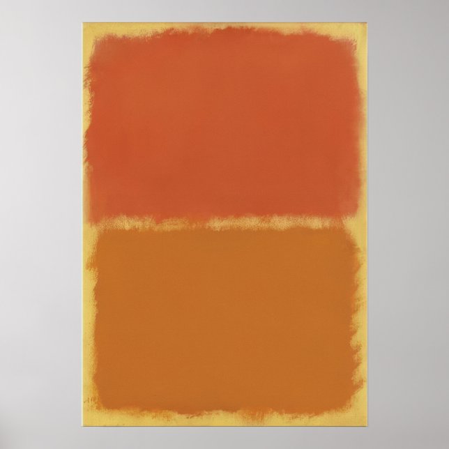 Mark Rothko - Orange, Röd, Orange - 1961 Poster (Framsidan)