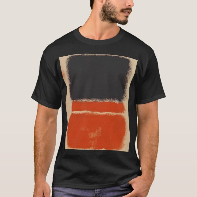 Mark Rothko Red 1968 By Mark Rothko T Shirt (Framsida)