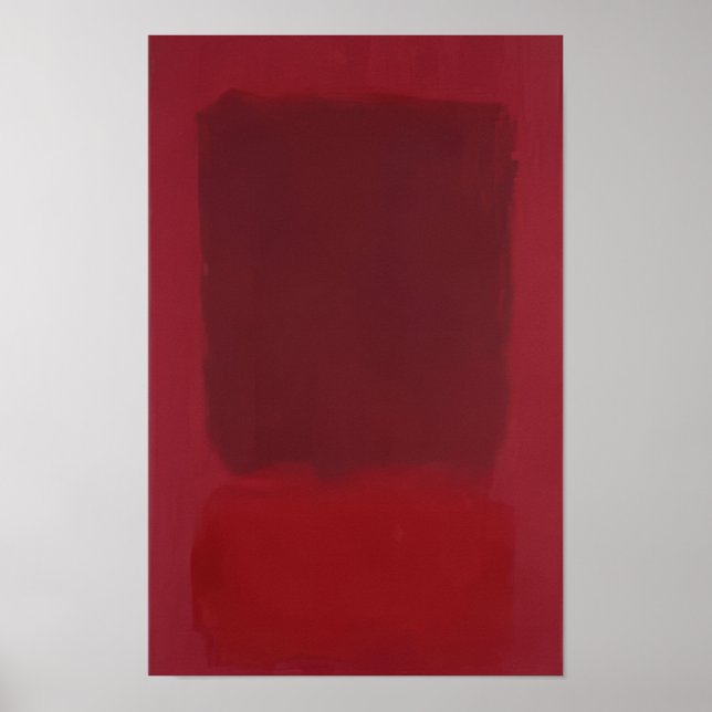 Mark Rothko - Röd och Brun - 1957 Poster (Framsidan)