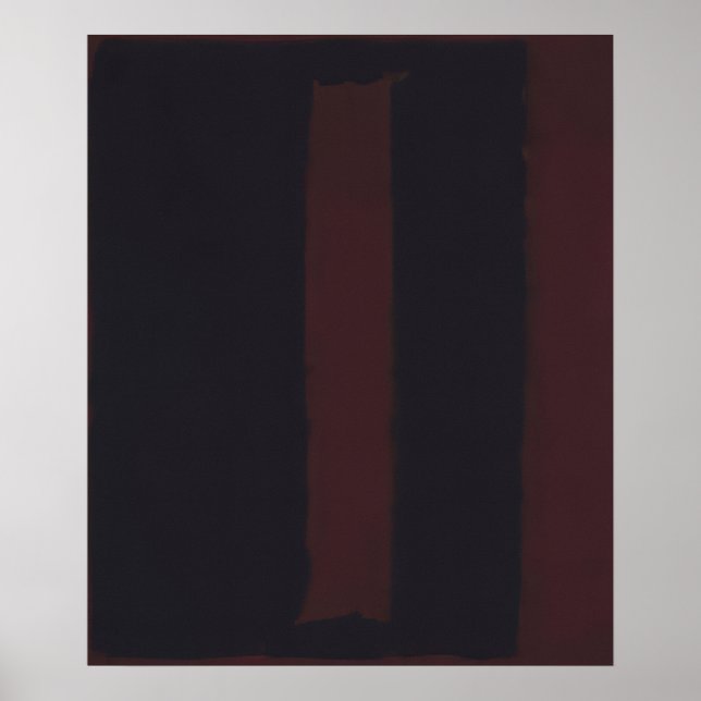 Mark Rothko - Svart på Maroon - 1959 Poster (Framsidan)