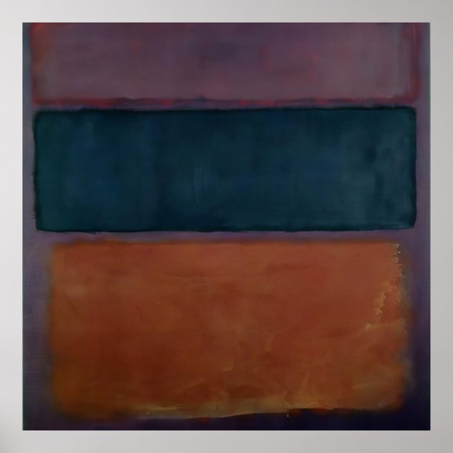 Mark Rothko - Untitled - 1963 Poster (Framsidan)