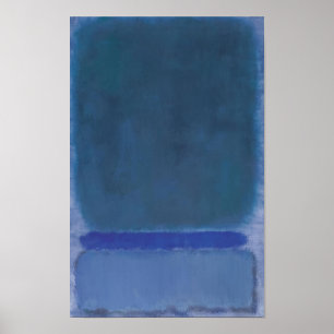 Mark Rothko - Untitled (Grön på Blå) - 1968 Poster