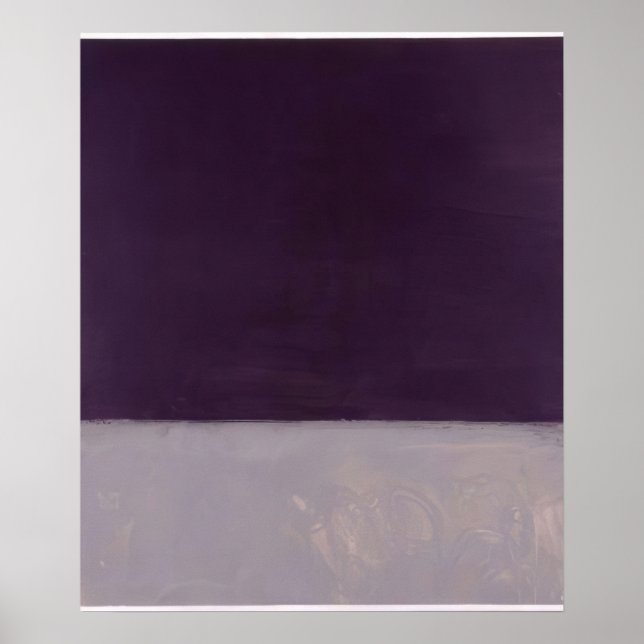 Mark Rothko - Untitled (Svart och Grått) - 1970 Poster (Framsidan)