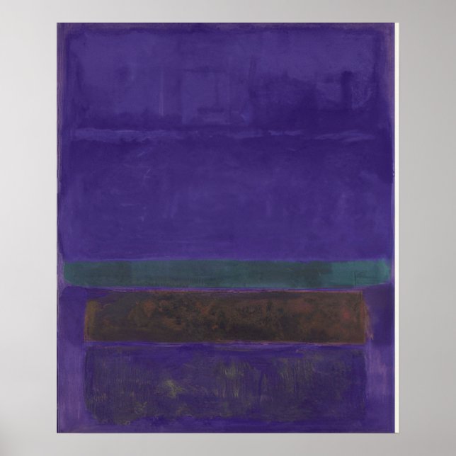 Mark Rothko - Utan titel [Blå, Grön, och Brun] -  Poster (Framsidan)