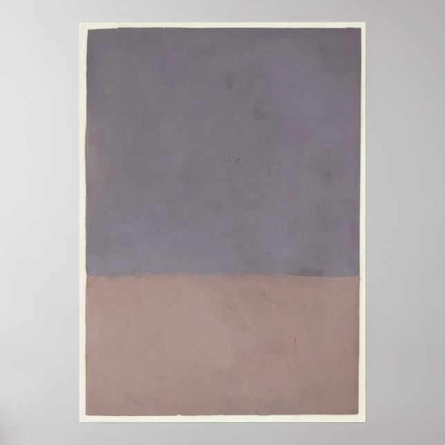 Mark Rothko - Utan titel (grå och mauve) - 1969 Poster (Framsidan)