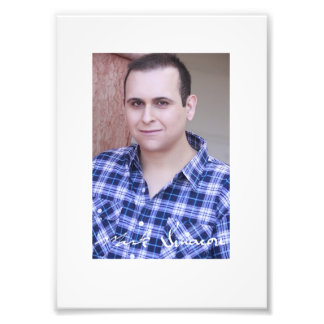 Mark Sinacori Autographed Headshot Fototryck