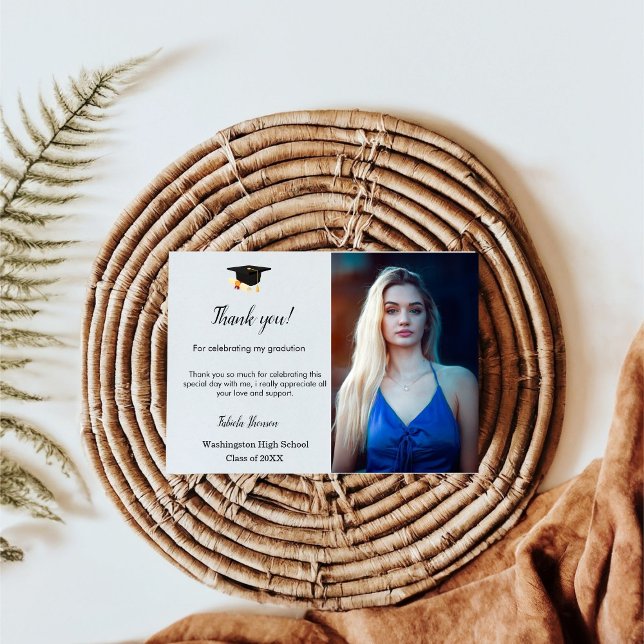 Märk tackmeddelandet för det minimala skriptet stu tack kort (Skapare uppladdad)