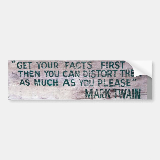 Mark Twain bildekal (Framsidan)