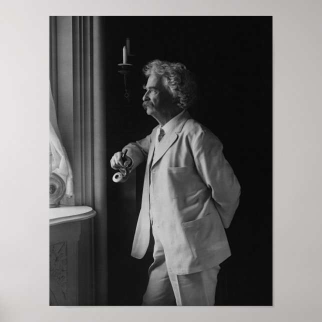 MARK TWAIN C. 1907 POSTER (Framsidan)