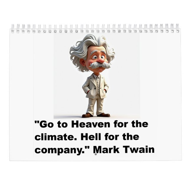 Mark Twain-citat kalender (Baksida)