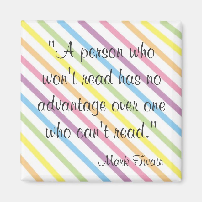 Mark Twain-citat Magnet (Framsidan)
