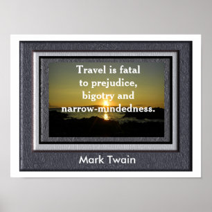 Mark Twain-citat - Poster
