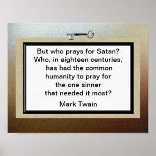Mark Twain-citat Poster