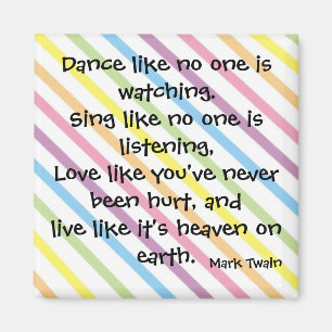 Mark Twain citationstecken Magnet