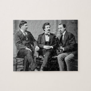 Mark Twain, George Alfred Townsend och David Grått Pussel