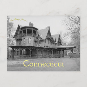 Mark Twain House Hartford Connecticut USA.A. Vykort