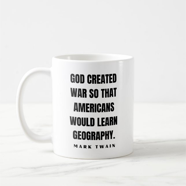 Mark Twain Joke Kaffemugg (Vänster)