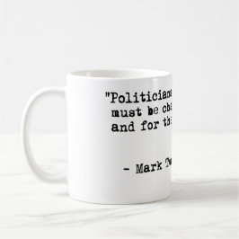 Mark Twain kaffemugg - politikar- &