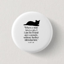 Mark Twain Kattcitat Knapp