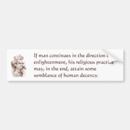Mark Twain om Religion Bildekal
