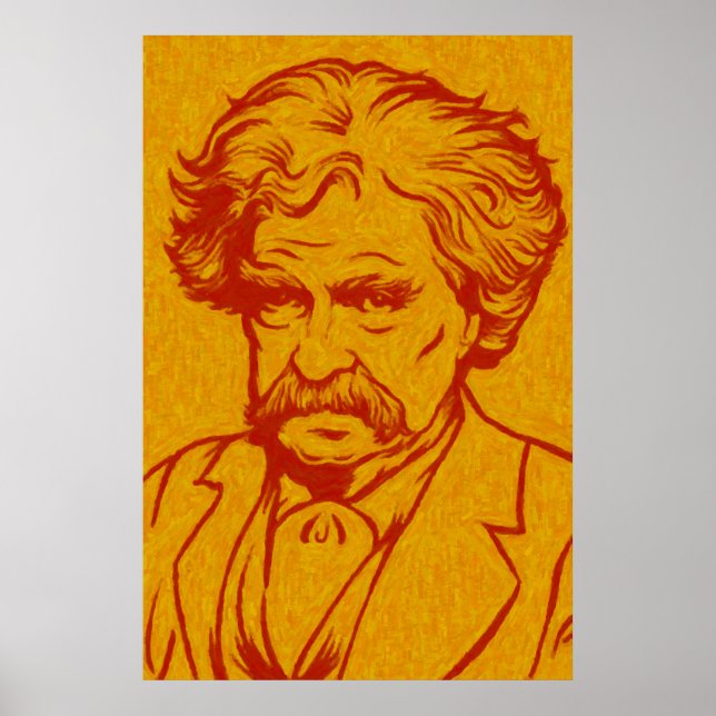 Mark Twain Poster (Framsidan)
