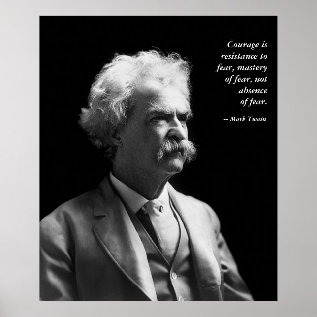 Mark Twain Poster (Framsidan)